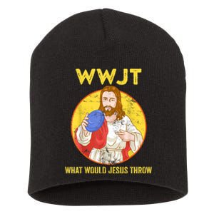 Disc Golf What Would Jesus Throw Frisbee Golf Short Acrylic Beanie