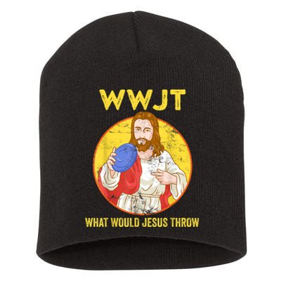 Disc Golf What Would Jesus Throw Frisbee Golf Short Acrylic Beanie