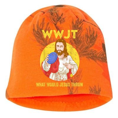 Disc Golf What Would Jesus Throw Frisbee Golf Kati - Camo Knit Beanie