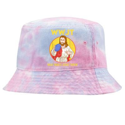 Disc Golf What Would Jesus Throw Frisbee Golf Tie-Dyed Bucket Hat