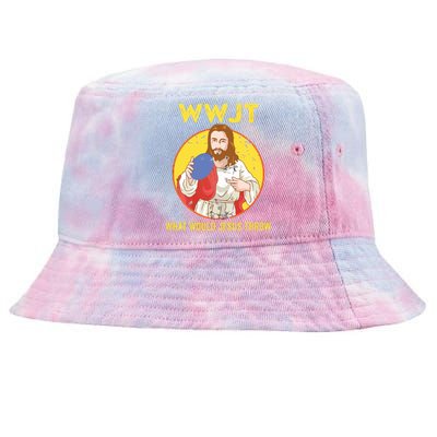 Disc Golf What Would Jesus Throw Frisbee Golf Tie-Dyed Bucket Hat