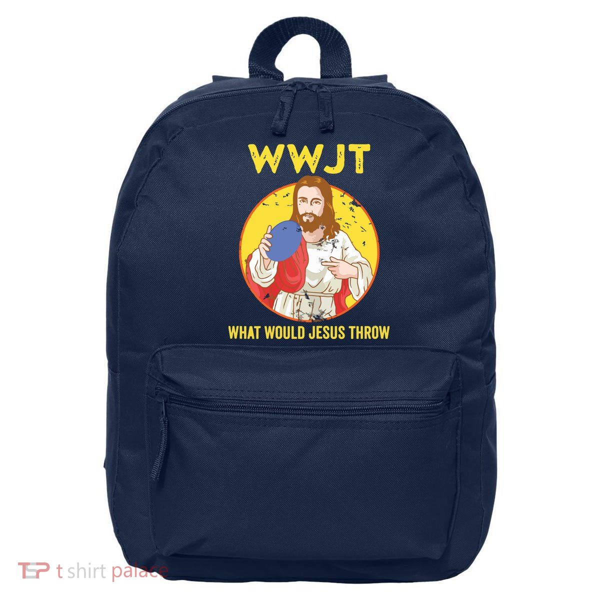 Disc Golf What Would Jesus Throw Frisbee Golf 16 in Basic Backpack