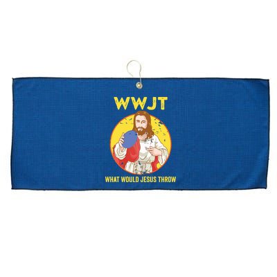 Disc Golf What Would Jesus Throw Frisbee Golf Large Microfiber Waffle Golf Towel