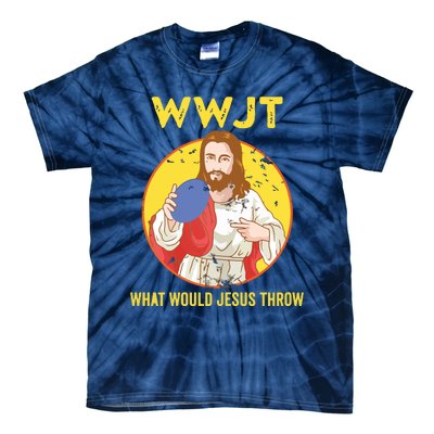 Disc Golf What Would Jesus Throw Frisbee Golf Tie-Dye T-Shirt