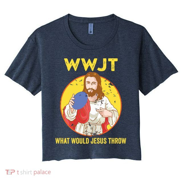 Disc Golf What Would Jesus Throw Frisbee Golf Crop Top