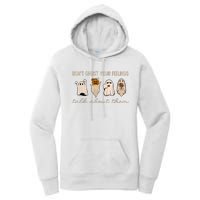 DonT Ghost Your Feelings Halloween Mental Health Awareness Women's Pullover Hoodie