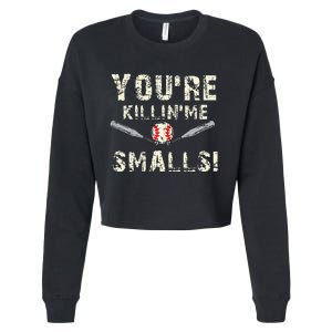 Dad Gift YouRe Killing Me Smalls Dad And Child Cropped Pullover Crew