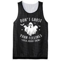 DonT Ghost Your Feelings Halloween Mental Health Mesh Reversible Basketball Jersey Tank