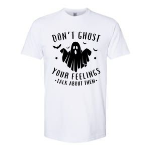 DonT Ghost Your Feelings Halloween Mental Health Softstyle CVC T-Shirt