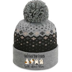 Don't Ghost Your Feelings Halloween The Baniff Cuffed Pom Beanie