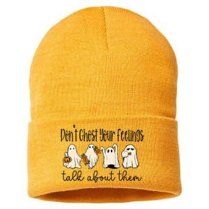 Don't Ghost Your Feelings Halloween Sustainable Knit Beanie