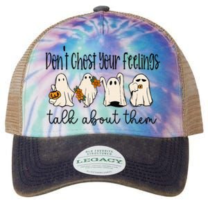 Don't Ghost Your Feelings Halloween Legacy Tie Dye Trucker Hat