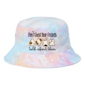 Don't Ghost Your Feelings Halloween Tie Dye Newport Bucket Hat