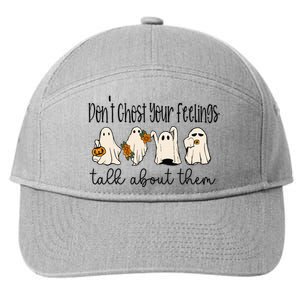 Don't Ghost Your Feelings Halloween 7-Panel Snapback Hat