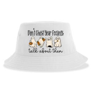 Don't Ghost Your Feelings Halloween Sustainable Bucket Hat