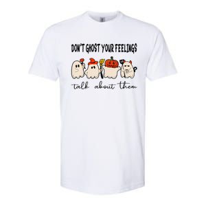 DonT Ghost Your Feelings Halloween Mental Health Softstyle CVC T-Shirt