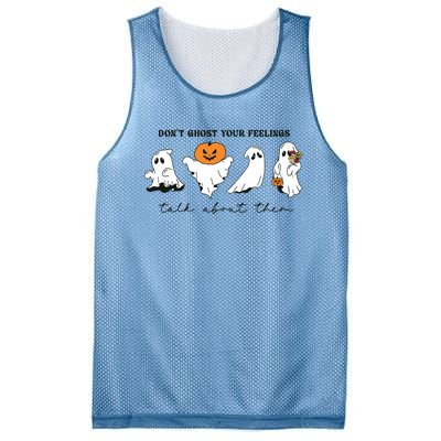 DonT Ghost Your Feelings Inspirational Therapy Psychologist Mesh Reversible Basketball Jersey Tank