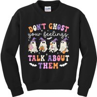 Dont Ghost Your Feeling Halloween School Counselor Halloween Gift Kids Sweatshirt