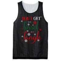 DonT Get Your Tinsel In A Tangle Mesh Reversible Basketball Jersey Tank