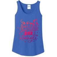 DonT Get Your Tinsel In A Tangle Funny Holiday Christmas Cool Gift Ladies Essential Tank