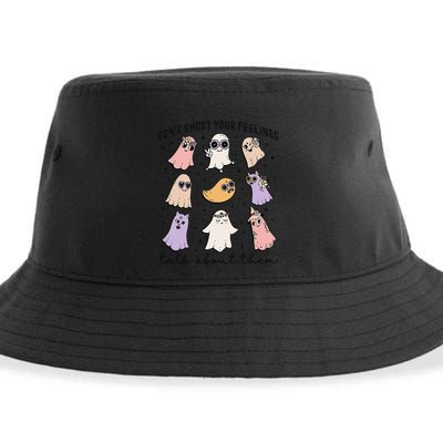 Don’T Ghost Your Feelings Talk About Them School Counselor Sustainable Bucket Hat