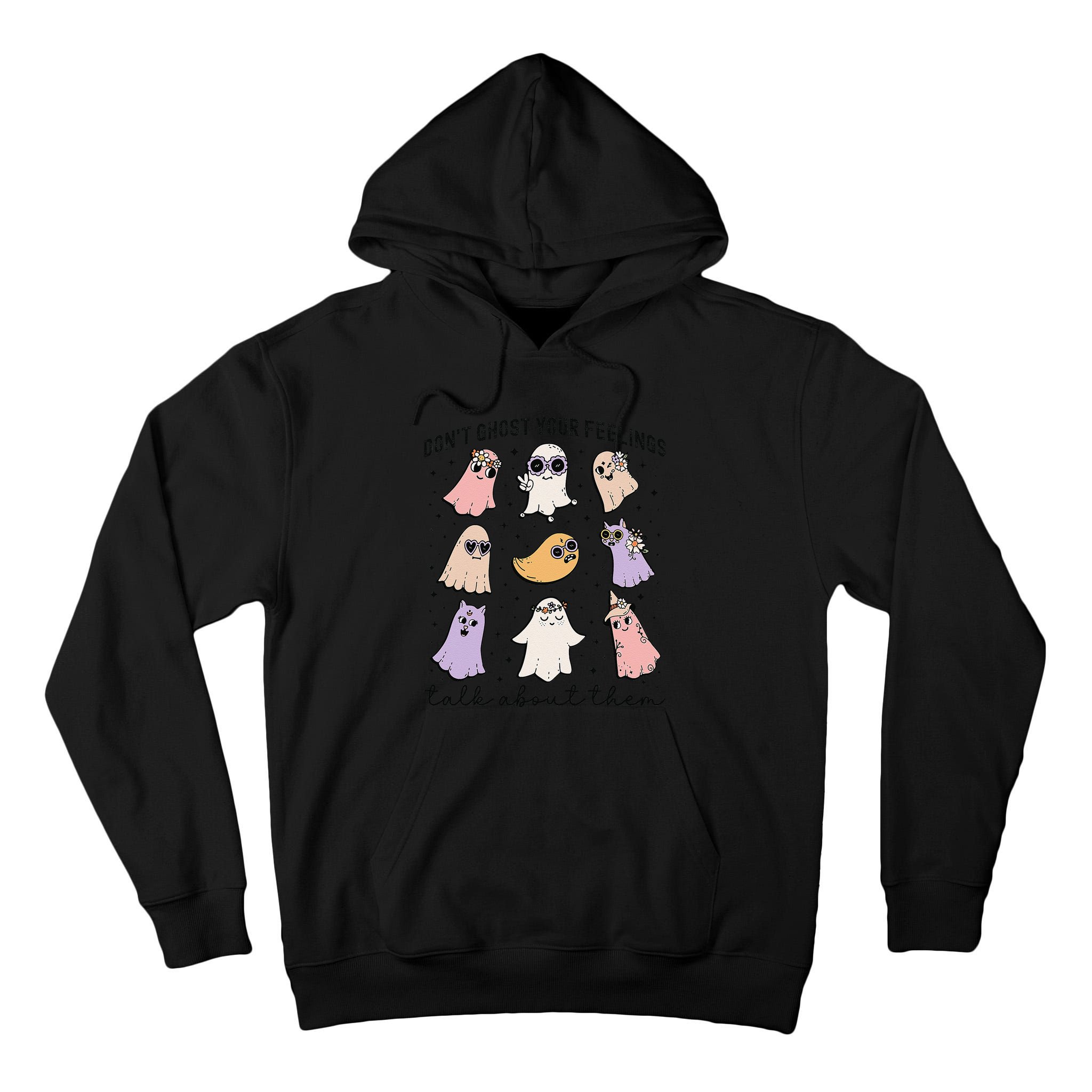 Don’T Ghost Your Feelings Talk About Them School Counselor Tall Hoodie