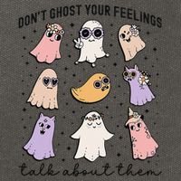 Don’T Ghost Your Feelings Talk About Them School Counselor Cotton Canvas Backpack