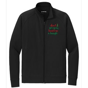 Don't Get Your Tinsel In A Tangle Stretch Full-Zip Cadet Jacket