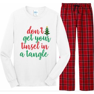 Don't Get Your Tinsel In A Tangle Long Sleeve Pajama Set