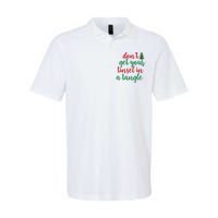 Don't Get Your Tinsel In A Tangle Softstyle Adult Sport Polo