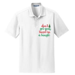 Don't Get Your Tinsel In A Tangle Dry Zone Grid Polo