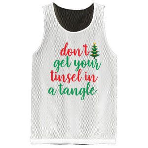 Don't Get Your Tinsel In A Tangle Mesh Reversible Basketball Jersey Tank