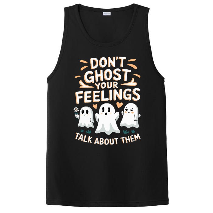 DonT Ghost Your Feelings Halloween Mental Health PosiCharge Competitor Tank