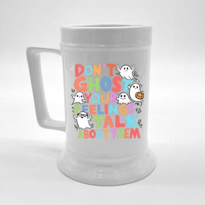 Dont Ghost Your Feelings Cute Ghoul Beer Stein