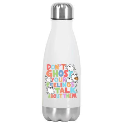 Dont Ghost Your Feelings Cute Ghoul Stainless Steel Insulated Water Bottle