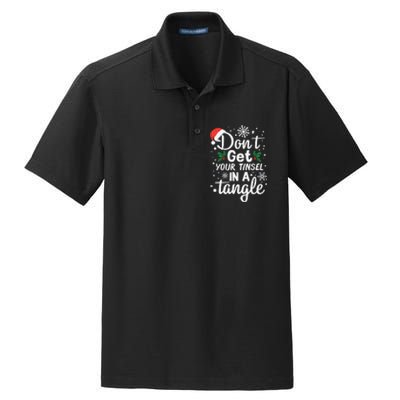 DonT Get Your Tinsel In A Tangle Dry Zone Grid Polo