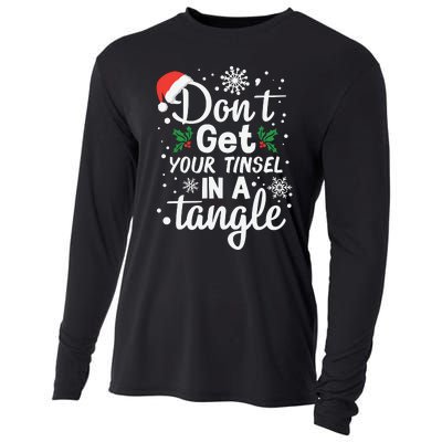 DonT Get Your Tinsel In A Tangle Cooling Performance Long Sleeve Crew