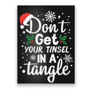 DonT Get Your Tinsel In A Tangle Poster