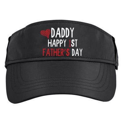 Daddy Happy 1st Fathers Day Adult Drive Performance Visor