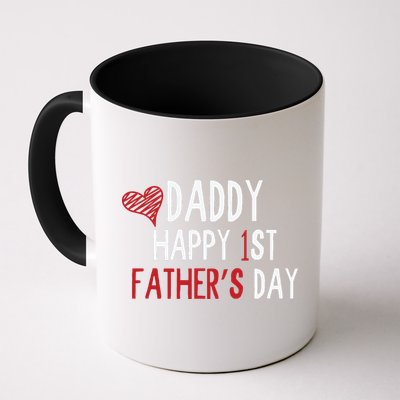 Daddy Happy 1st Fathers Day Mug