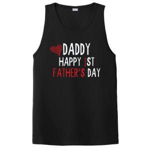 Daddy Happy 1st Fathers Day PosiCharge Competitor Tank