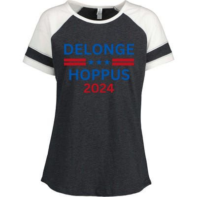 Delonge Hoppus 2024 For President Funny Voting Election 2024 Usa Enza Ladies Jersey Colorblock Tee