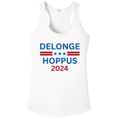 Delonge Hoppus 2024 For President Funny Voting Election 2024 Usa Ladies PosiCharge Competitor Racerback Tank