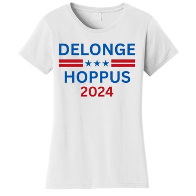 Delonge Hoppus 2024 For President Funny Voting Election 2024 Usa Women's T-Shirt