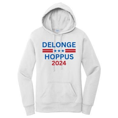 Delonge Hoppus 2024 For President Funny Voting Election 2024 Usa Women's Pullover Hoodie