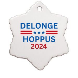 Delonge Hoppus 2024 For President Funny Voting Election 2024 Usa Ceramic Star Ornament