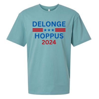 Delonge Hoppus 2024 For President Funny Voting Election 2024 Usa Sueded Cloud Jersey T-Shirt