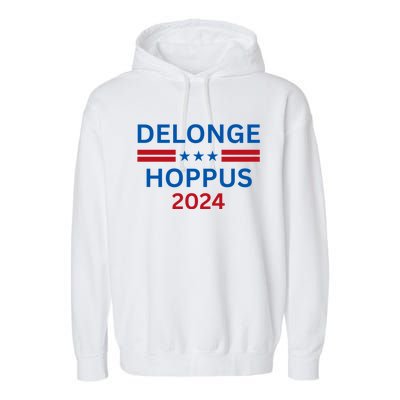 Delonge Hoppus 2024 For President Funny Voting Election 2024 Usa Garment-Dyed Fleece Hoodie