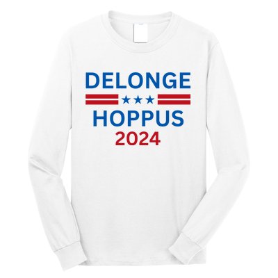 Delonge Hoppus 2024 For President Funny Voting Election 2024 Usa Long Sleeve Shirt