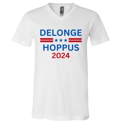 Delonge Hoppus 2024 For President Funny Voting Election 2024 Usa V-Neck T-Shirt